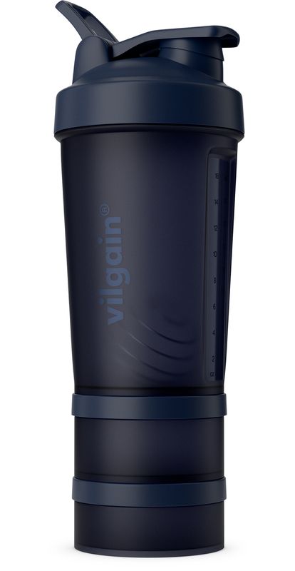 Vilgain Shaker Pro 2Go – Nightshade 450 ml + 150 ml + 100 ml Obrázek