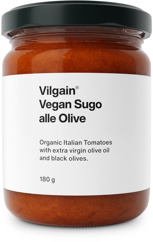 Vilgain Vegan Sugo BIO s černými olivami 180 g Obrázek