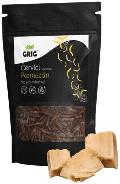 GRIG Sušené červíky – parmezán 20 g