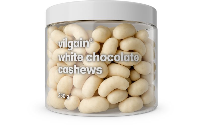 Vilgain Kešu v čokoládě – bílá čokoláda 250 g