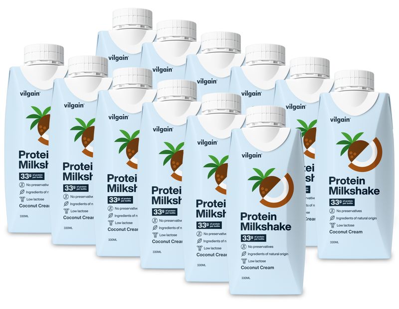 Vilgain Protein Milkshake –  12× kokosový krém 330 ml Obrázek