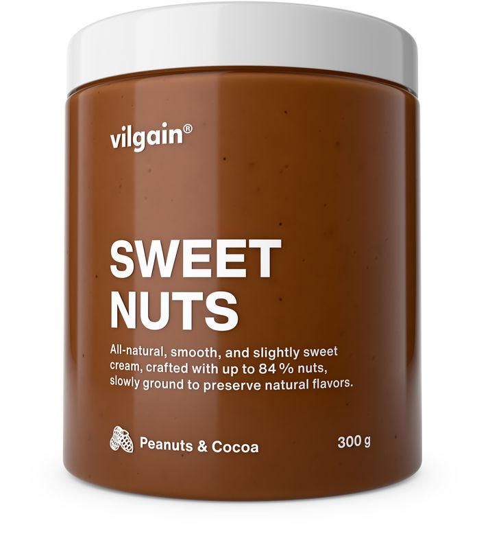 Vilgain Sweet Nuts Arašídy s kakaem 300 g Obrázek