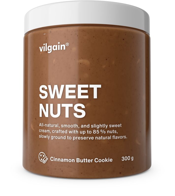 Vilgain Sweet Nuts – Fahéjas-vajas keksz 300 g akciós termékkép 1