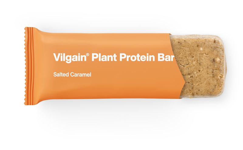 Vilgain Vegan Protein Bar slaný karamel 50 g Obrázek