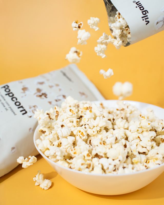 Vilgain Popcorn BIO – mořská sůl 50 g Obrázek