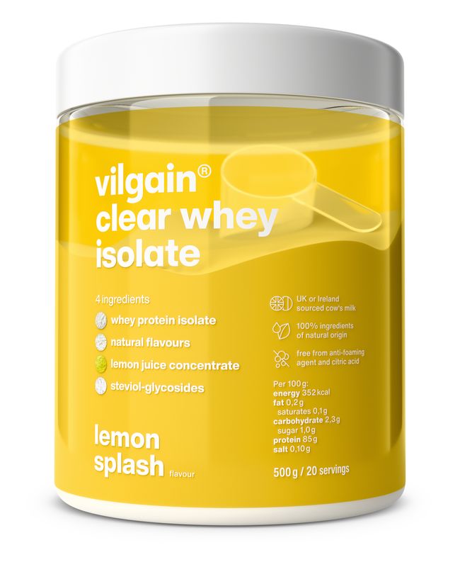 Vilgain Clear Whey Isolate lemon splash 500 g Obrázek