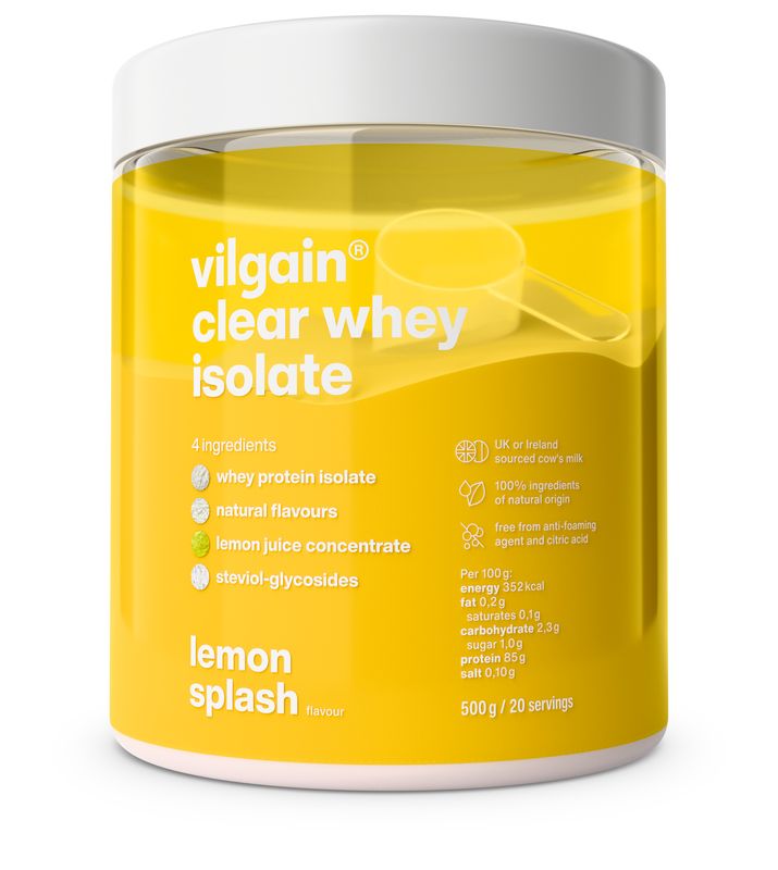 Vilgain Clear Whey Isolate lemon splash 500 g Obrázek