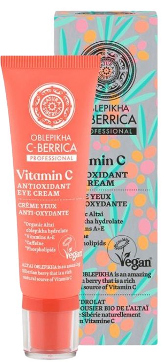 Natura Siberica C‑Berrica Antioxidačný očný krém – 30 ml