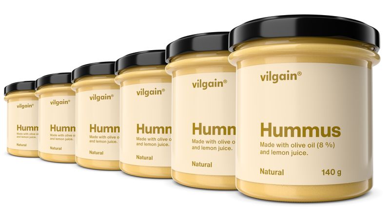 Vilgain Humus –  6× natural 140 g Obrázek
