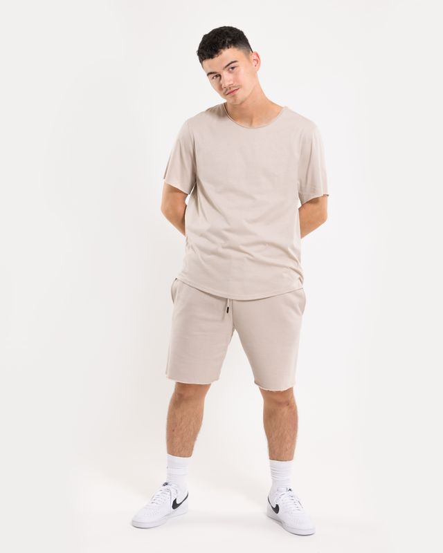 Vilgain Organic Raw Edge Tee XL fog Obrázek