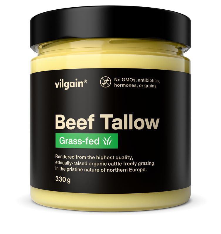 Vilgain Grass-fed hovězí lůj BIO – 330 g