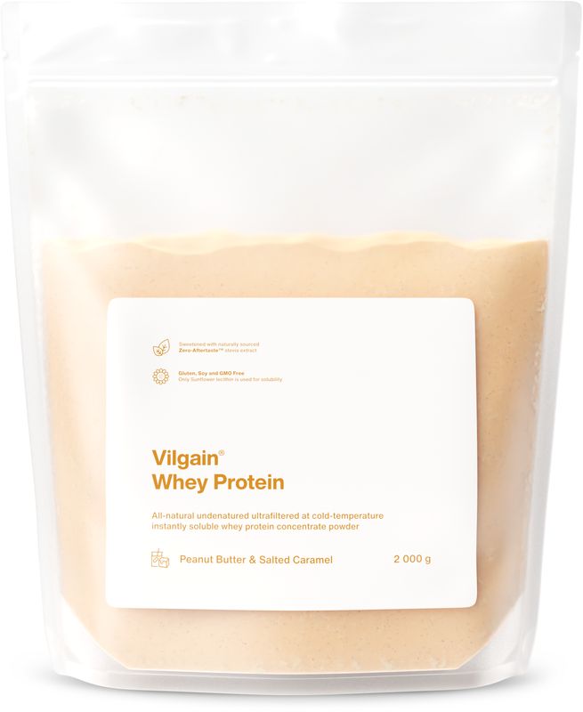 Vilgain Whey Protein arašídové máslo a slaný karamel 2000 g Obrázek