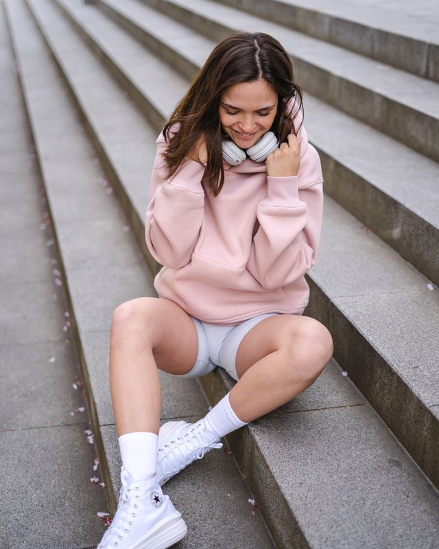 Vilgain Heavy Brushed Hoodie L rose Obrázek