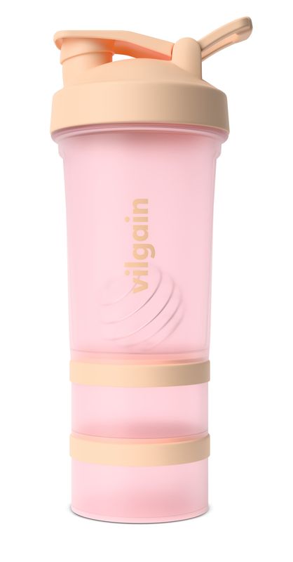 Vilgain Shaker Pro 2Go – Peach Fuzz 450 ml + 150 ml + 100 ml