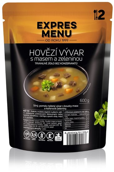 Levně Expres Menu Hovězí vývar – 600 g