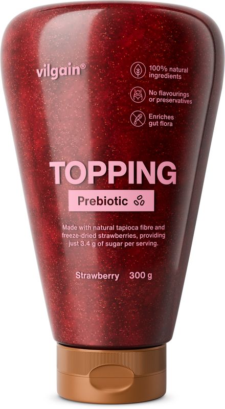 Vilgain Prebiotic Topping jahoda 300 g Obrázek