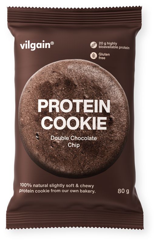 Vilgain Protein Cookie double chocolate chip 80 g Obrázek