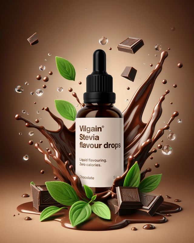 Vilgain Stevia Drops čokoláda 50 ml Obrázek