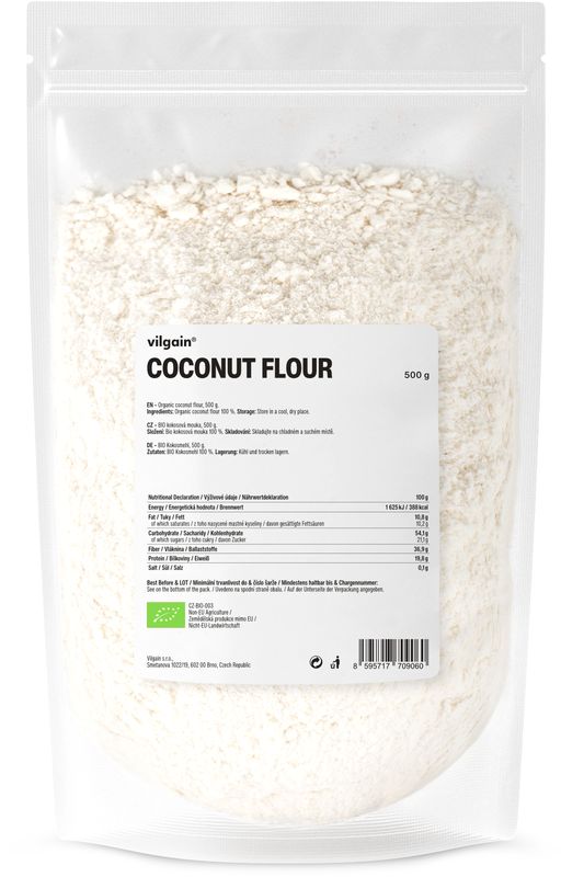 Levně Vilgain Kokosová mouka BIO – 500 g
