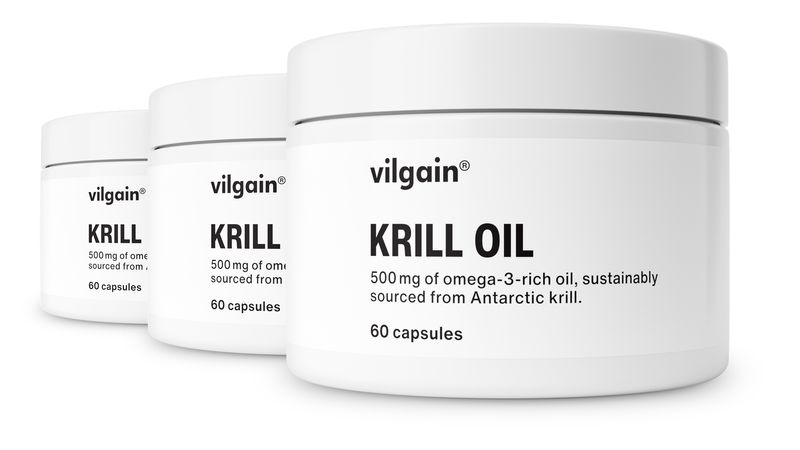 Vilgain Krilový olej – 3× 60 kapslí