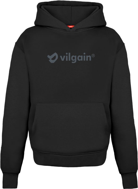 Vilgain Official Logo Hoodie L Černá Obrázek