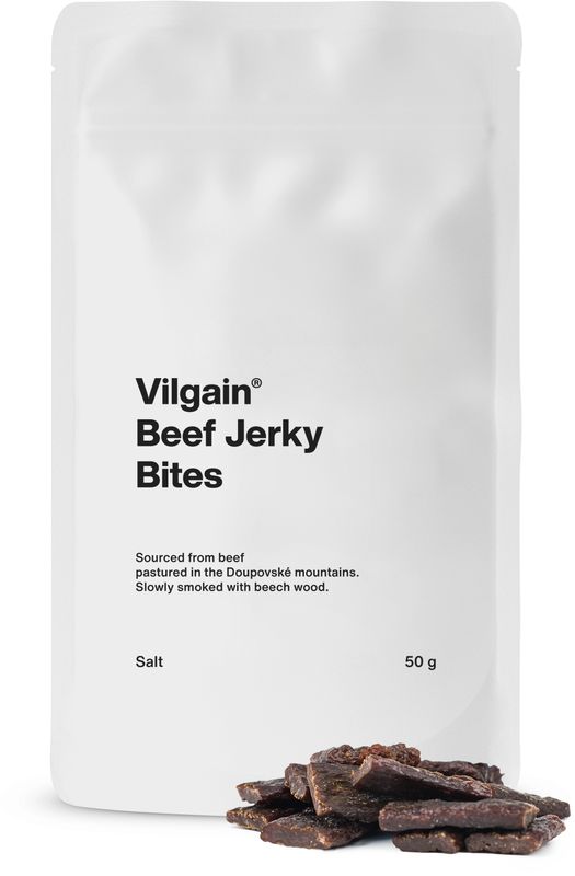 Vilgain Hovězí jerky bites sůl 50 g Obrázek