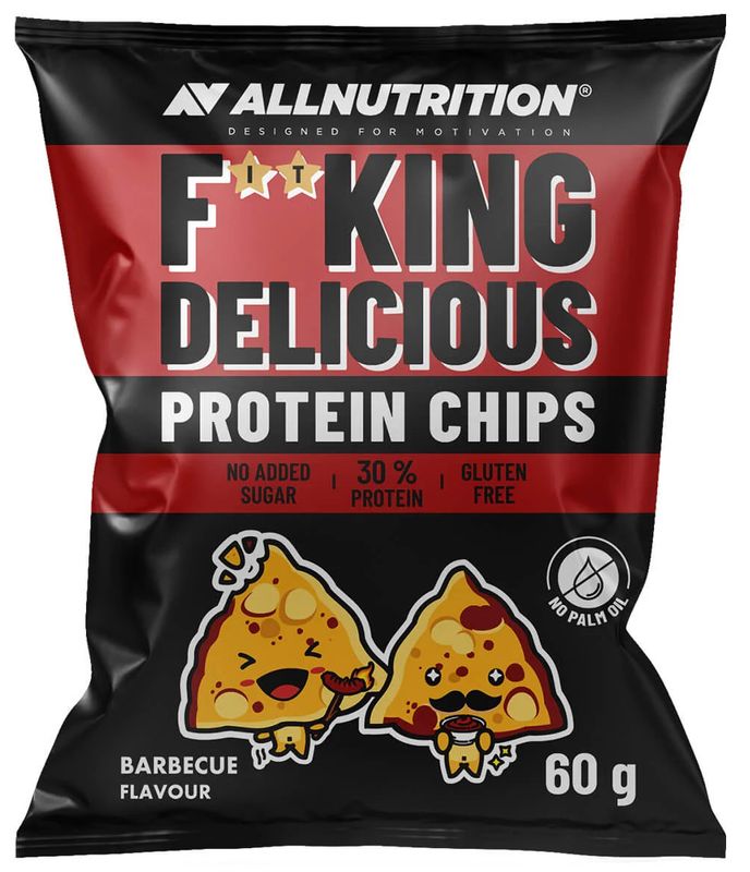 AllNutrition F**king Delicious Protein Chips – BBQ 60 g