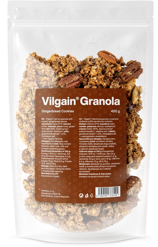 Vilgain Granola perníček 400 g Obrázek