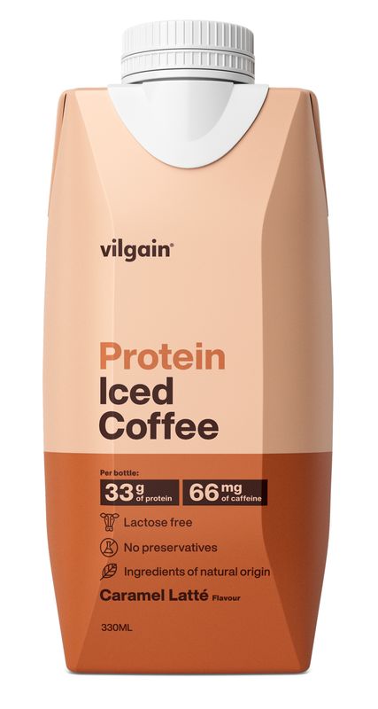 Vilgain Protein Iced Coffee – karamelové latté