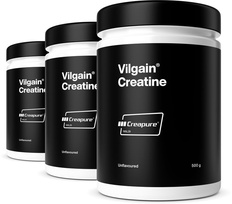 Vilgain Kreatin Creapure® – 3× bez příchutě 500 g