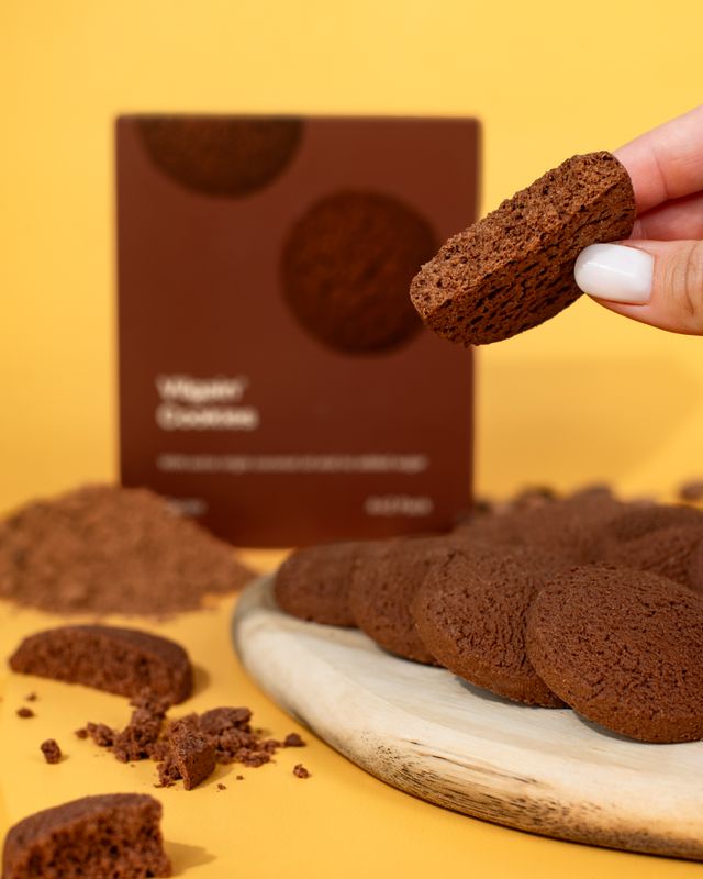 Vilgain Cookies BIO kakao 135 g (4 x 2 sušenky) Obrázek