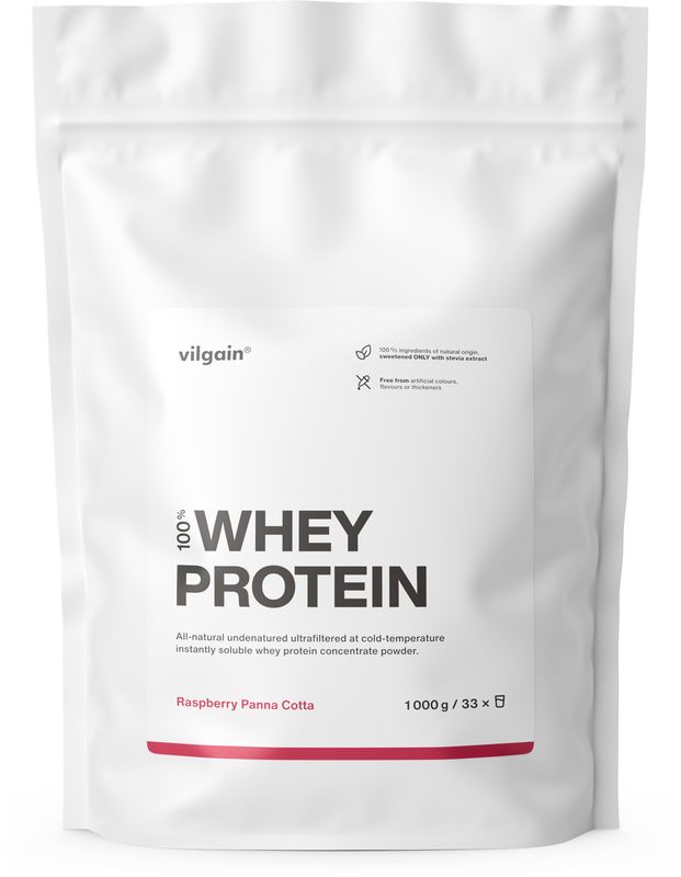 Levně Vilgain Whey Protein – panna cotta 1 000 g