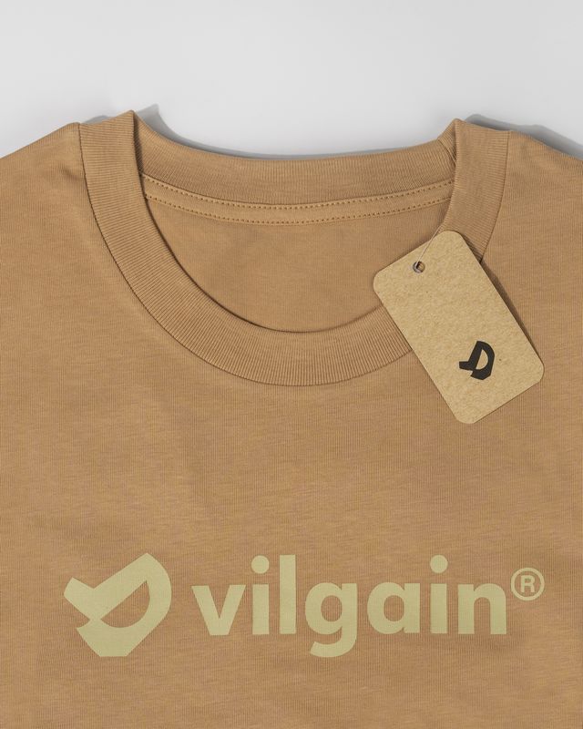 Vilgain Logo Tee – XS Latte Obrázek