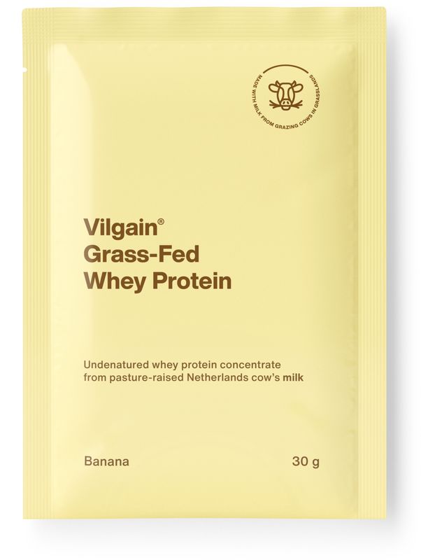 Vilgain Grass-Fed Whey Protein banán 30 g