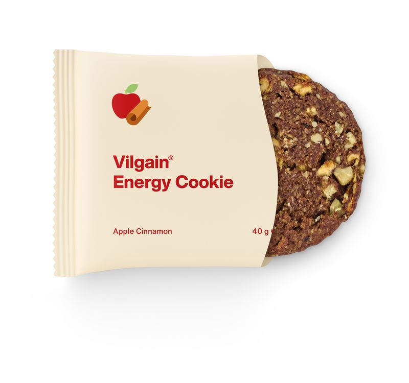 Vilgain Energy Cookie BIO jablko se skořicí 40 g Obrázek