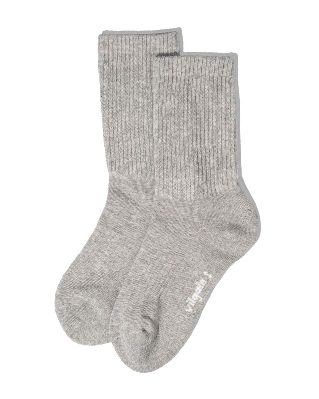 Levně Vilgain Light Organic Crew Socks – 35 - 38 3 páry grey melange