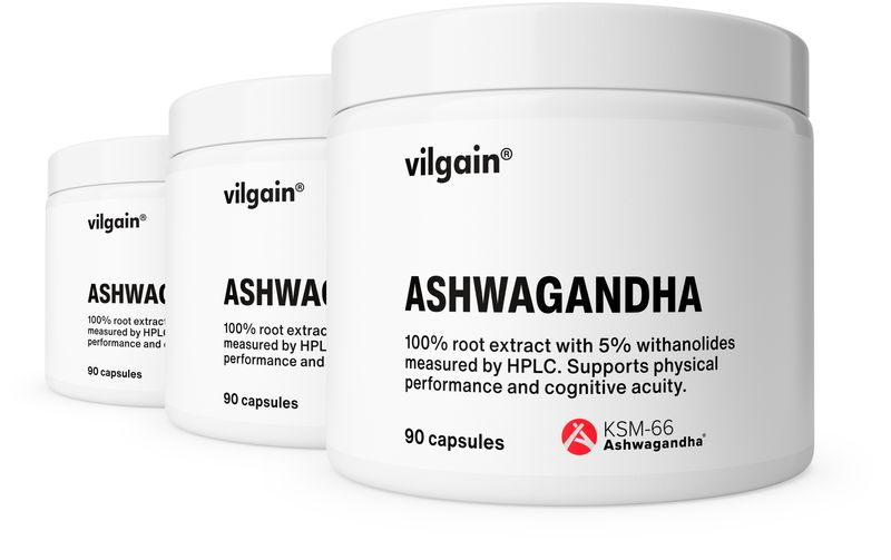 Vilgain Ashwagandha – 3× 90 kapslí