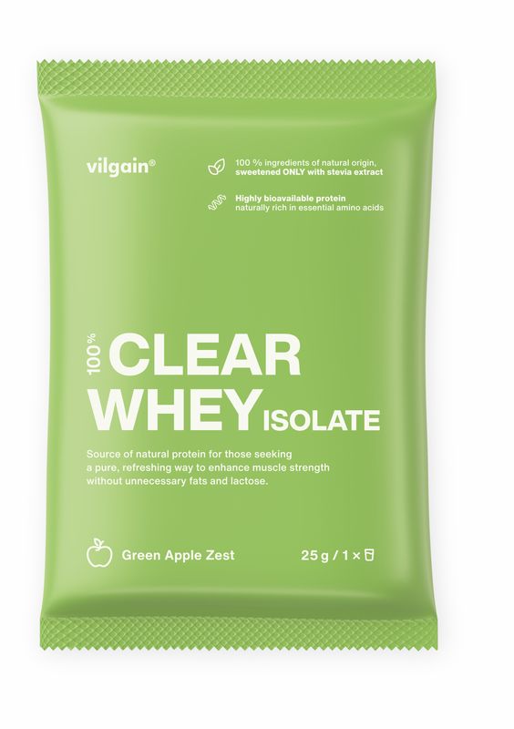 Vilgain Clear Whey Isolate Green apple zest 25 g