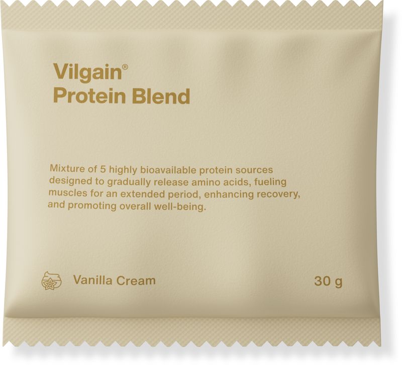 Vilgain Protein Blend Vanilkový krém 30 g Obrázek