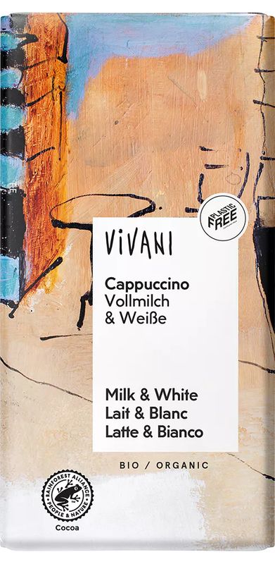 VIVANI Čokoláda BIO – cappuccino 100 g