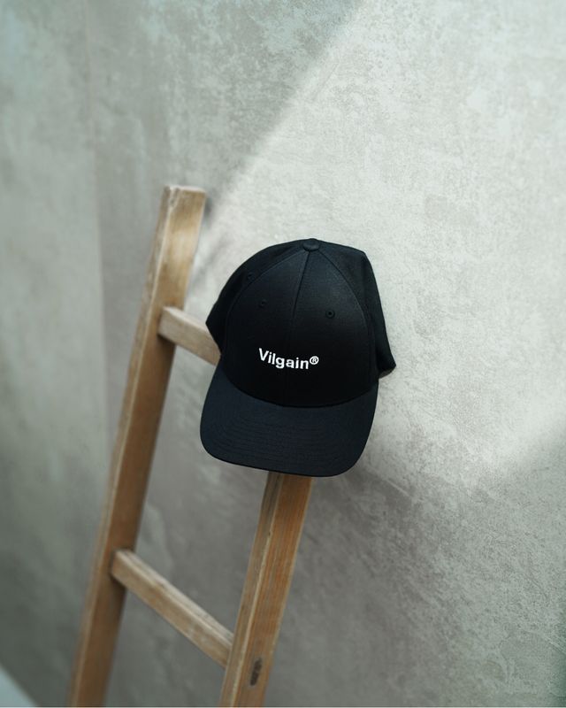 Vilgain Logotype Cap S/M black Obrázek