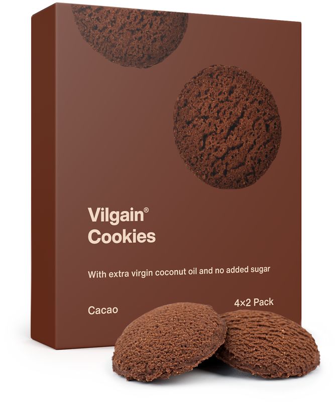 Vilgain Cookies BIO kakao 135 g (4 x 2 sušenky) Obrázek