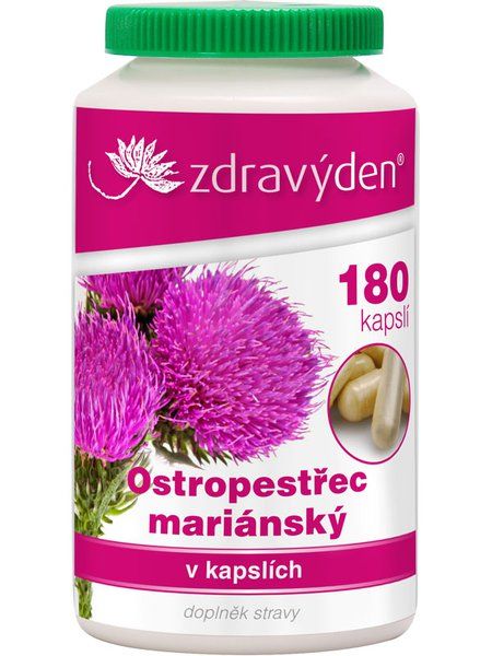 Zdravý den Pestrec mariánsky – 180 kapsúl