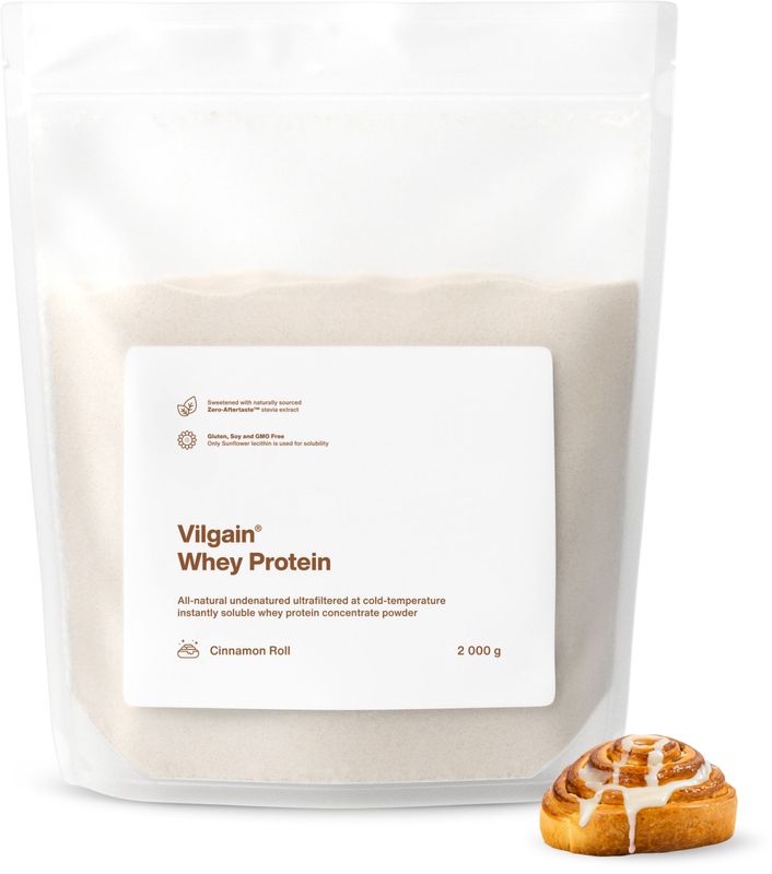 Vilgain Whey Protein skořicová rolka 2000 g Obrázek