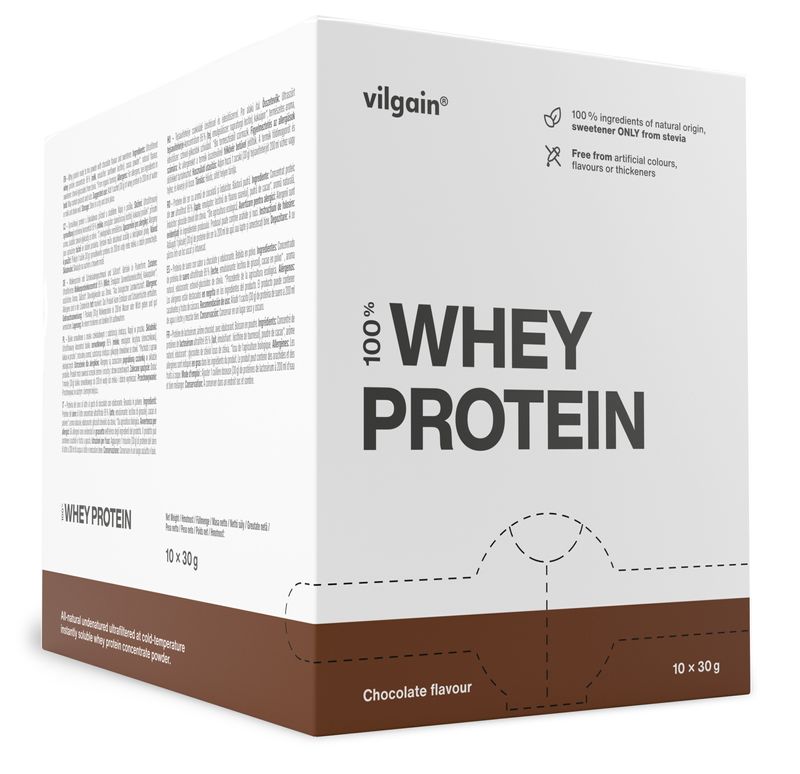 Vilgain Whey Protein – čokoláda 300 g (10 x 30g)