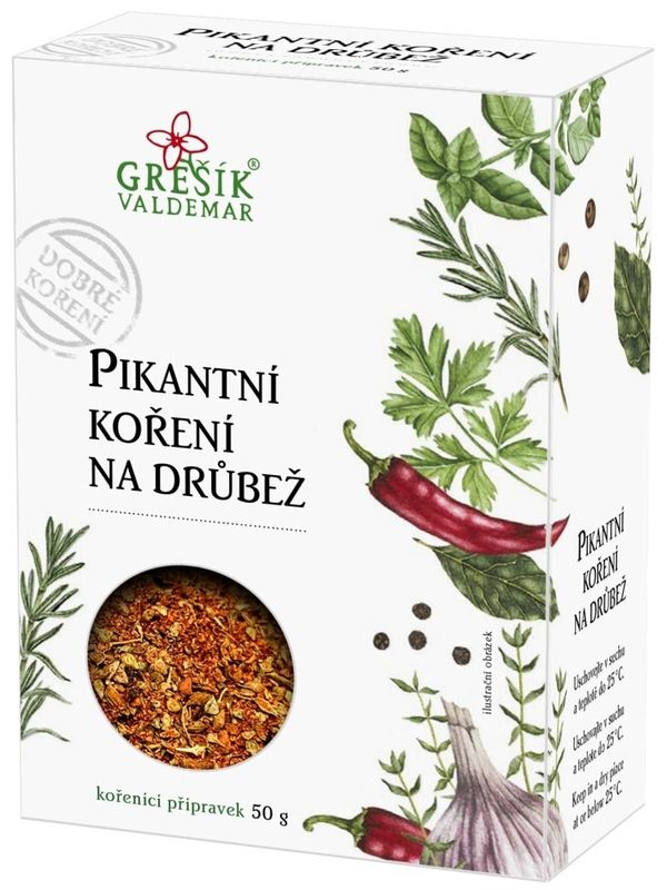 Levně Grešík Pikantní koření na drůbež – 50 g