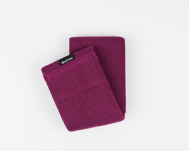 Vilgain Textilní odporová guma 1 ks magenta purple střední odpor Obrázek