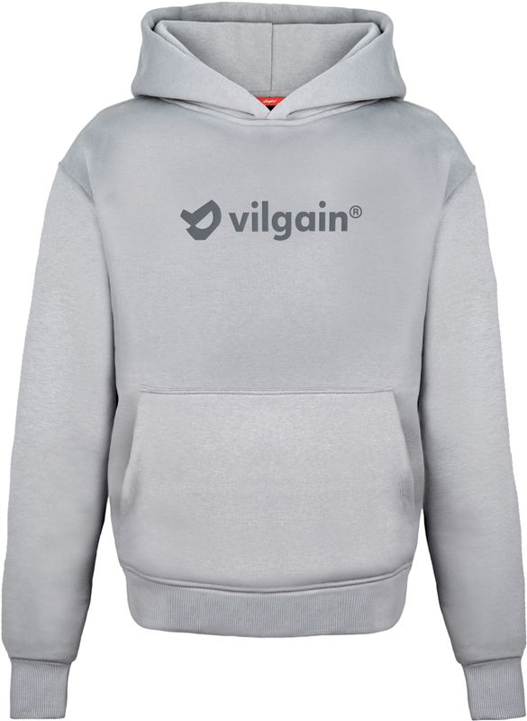 Vilgain Logo Hoodie L Concrete Obrázek