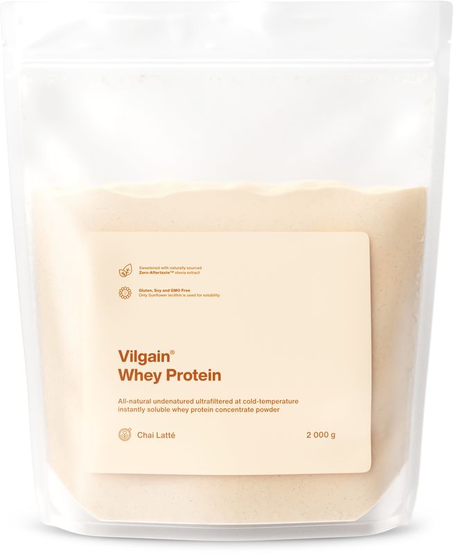 Vilgain Whey Protein chai latté 2000 g Obrázek
