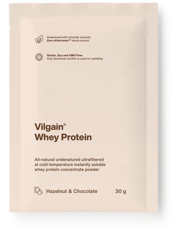 Vilgain Whey Protein čokoláda a lískový oříšek 30 g Obrázek